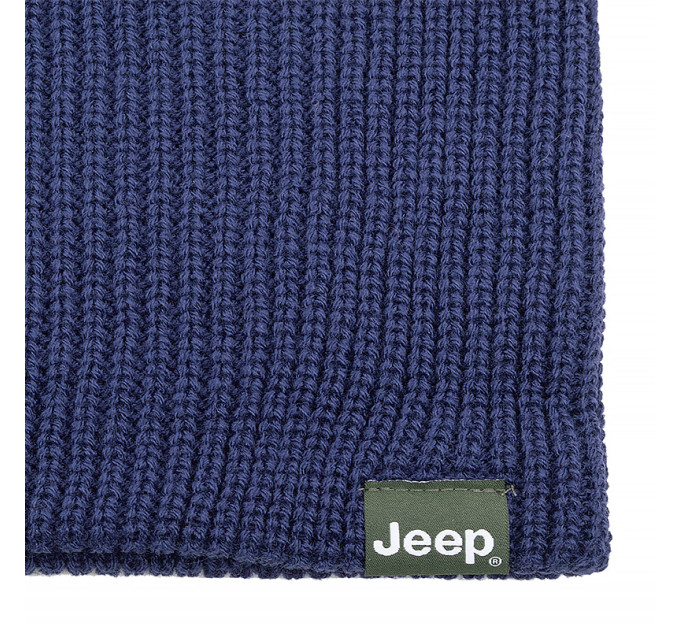Чоловічий Баф JEEP RIBBED TRICOT NECKWARMER J22W Синій One size (O102601-A184)