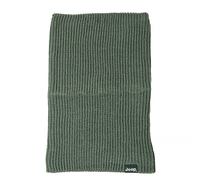 Чоловічий Баф JEEP RIBBED TRICOT NECKWARMER J22W Хакі One size (O102601-E845)