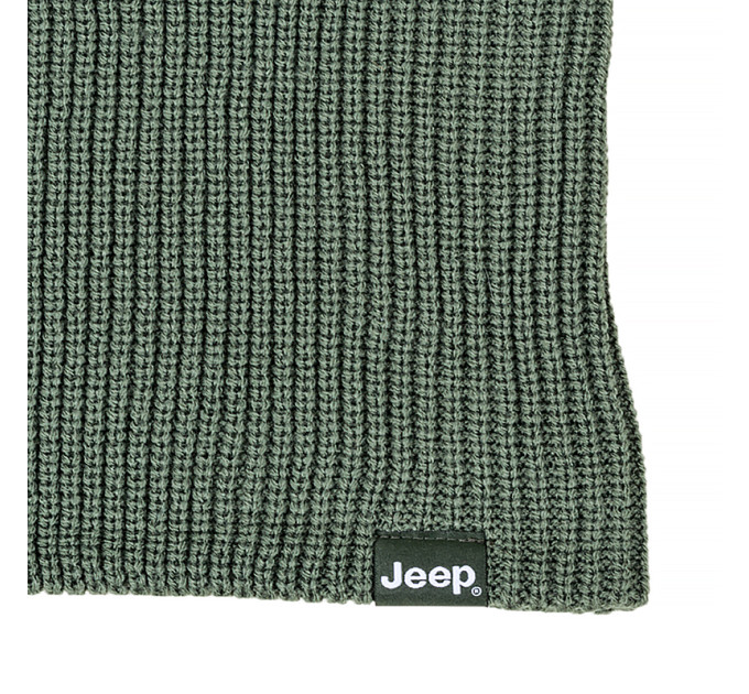 Чоловічий Баф JEEP RIBBED TRICOT NECKWARMER J22W Хакі One size (O102601-E845)