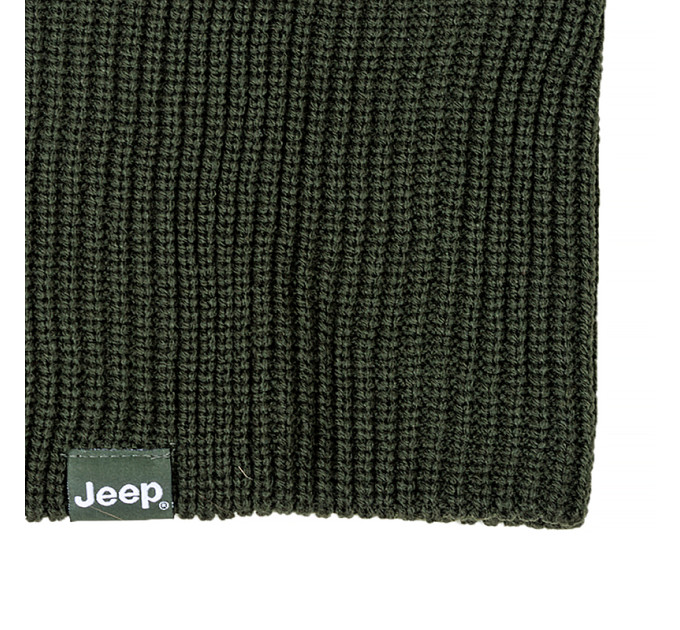 Чоловічий Баф JEEP RIBBED TRICOT NECKWARMER J22W Хакі One size (O102601-E849)