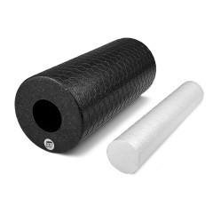 Масажний ролик EasyFit LightWeight 33х14 см з масажером для стоп 33х5 см