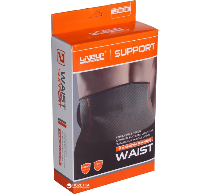 Фіксатор попереку LiveUP Waist support зелений Uni LS5638
