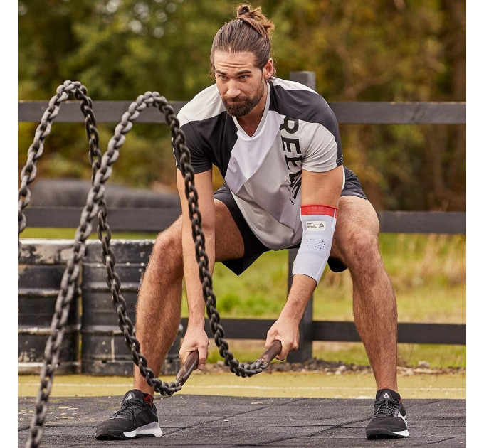 Фіксатор ліктя Reebok Speedwick Elbow Support білий, червоний Уні XL RRSU-14523 XL