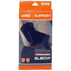 Фіксатор ліктя LiveUP ELBOW SUPPORT чорний L/XL LS5781-LXL