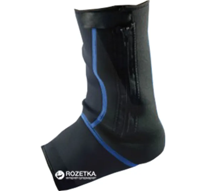 Фіксатор щиколотки LiveUP ANKLE SUPPORT чорний S/M LS5782-SM