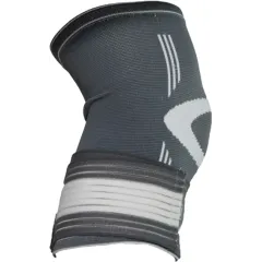 Фіксатор коліна KNEE SUPPORT Сірий Білий S (LS5676-S)