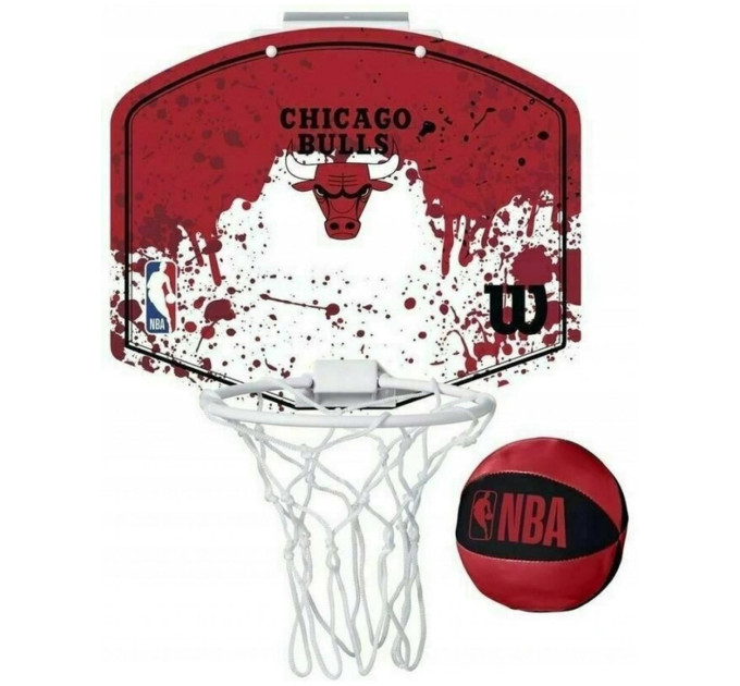 Набір баскетбольний Wilson NBA TEAM MINI HOOP CHI BULLS Червоний (WTBA1302CHI)