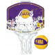 Набір баскетбольний Wilson NBA TEAM MINI HOOP LA LAKERS Жовтий Синій (WTBA1302LAL)