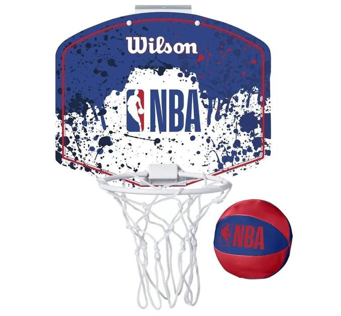 Набір баскетбольний Wilson NBA TEAM MINI HOOP NBA RWB WTBA1302NBARD