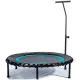 Батут з ручкою TRAMPOLINE WITH HANDLE чорний, синій 100см