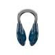 Затискач для носа Speedo BIOFUSE NOSECLIP AU Синій One Size (8-00440014491)