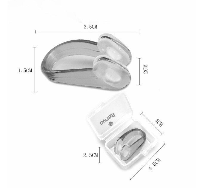 Затискач для носа Renvo Eclipse Білий Чорний Уні (2SC100-02)