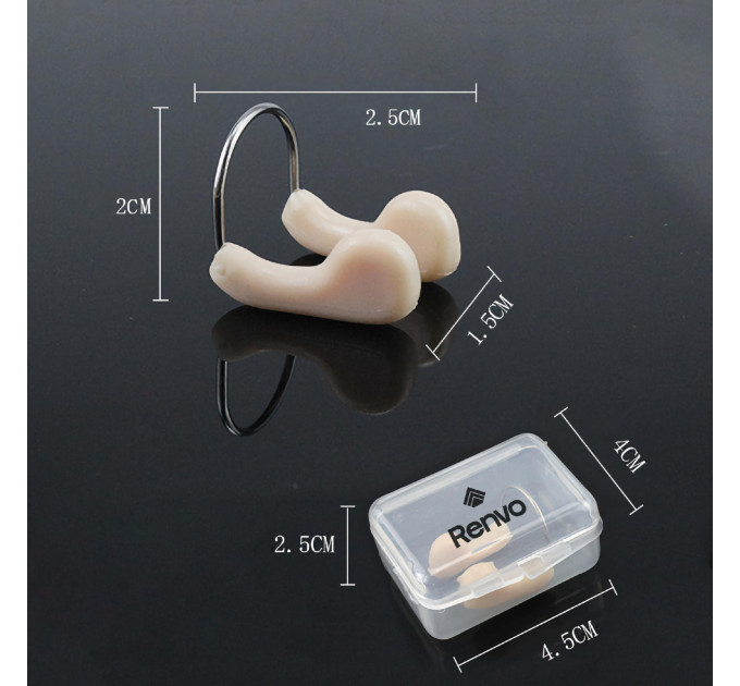 Затискач для носа Renvo Сlips Бежевий Уні (2SC110)