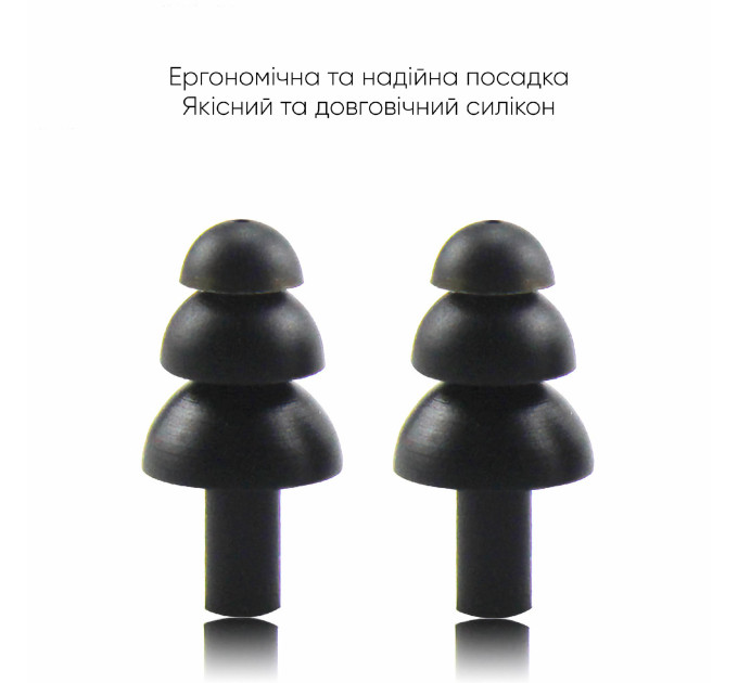 Бервуха (Беруші) Renvo Light Чорний Уні (2SC120-01)