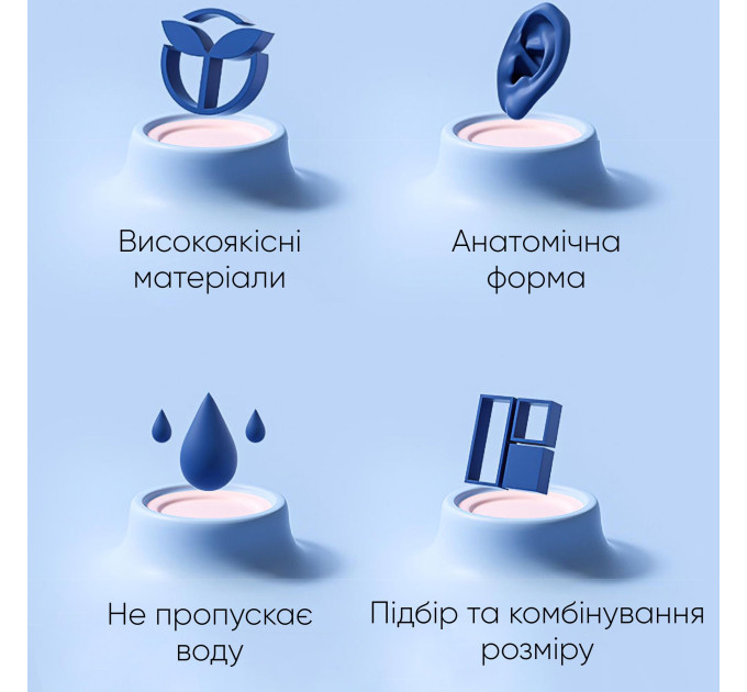 Бервуха (Беруші) Renvo Light Pro Рожевий Уні (2SCL140-05)