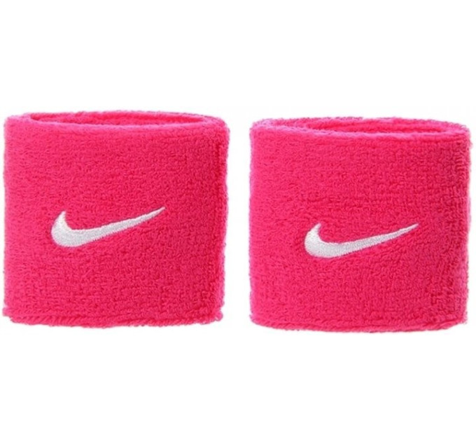 Напульсник Nike SWOOSH WRISTBANDS 2 PK VIVID PINK/WHITE рожевий Уні OSFM N.NN.04.639.OS