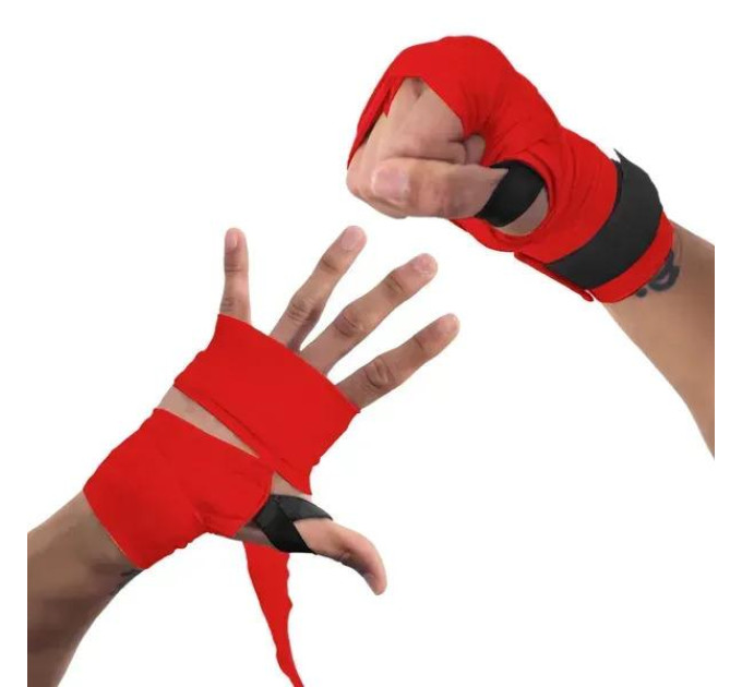 Бинти Everlast CORE HANDWRAPS 3 PACK Чорний, Білий, Червоний120 (304,8 см) (P00003251)