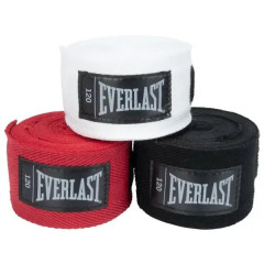 Бинти Everlast CORE HANDWRAPS 3 PACK Чорний, Білий, Червоний120 (304,8 см) (P00003251)