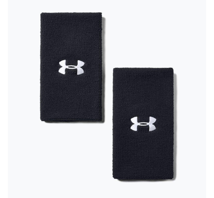 Напульсники UA 6'' Performance Wristband Чорний 2 шт (1218006-0010)