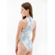 Жіноче Боді Nike W NSW TP DFADV BDYST Білий Блакитний S (7dDV8493-479 S)