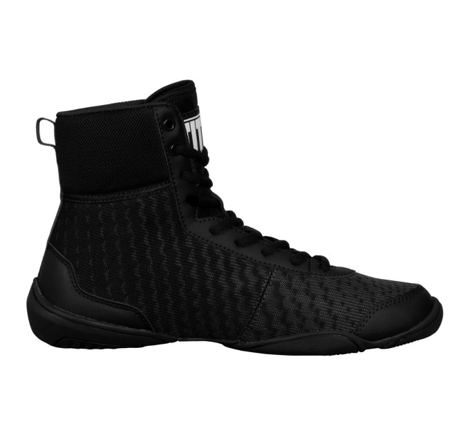 Боксерки (боксерське взуття) TITLE Boxing Predator II Shoes 2.0 Black/Grey 42р.