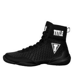 Боксерки (боксерське взуття) TITLE Boxing Predator II Shoes 2.0 Black/Grey 38.5р.