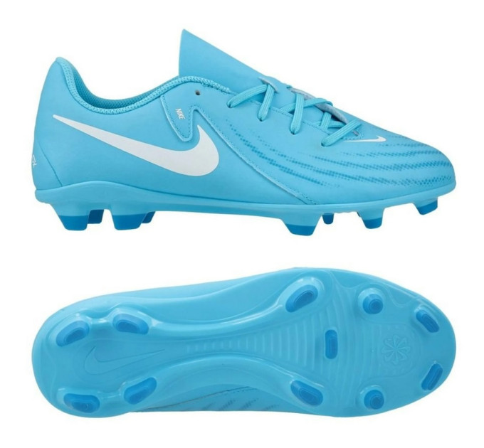 Дитячі Бутси Nike JR PHANTOM GX II CLUB FG/MG Блакитний 33.5 (7dFJ2600-400 33.5)