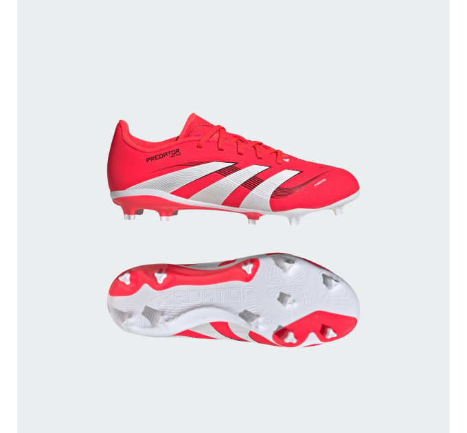Бутси Adidas PREDATOR LEAGUE FIRM/MULTI-GROUND KIDS червоний, білий Діт 38 EU (23,3см) ID3750 38