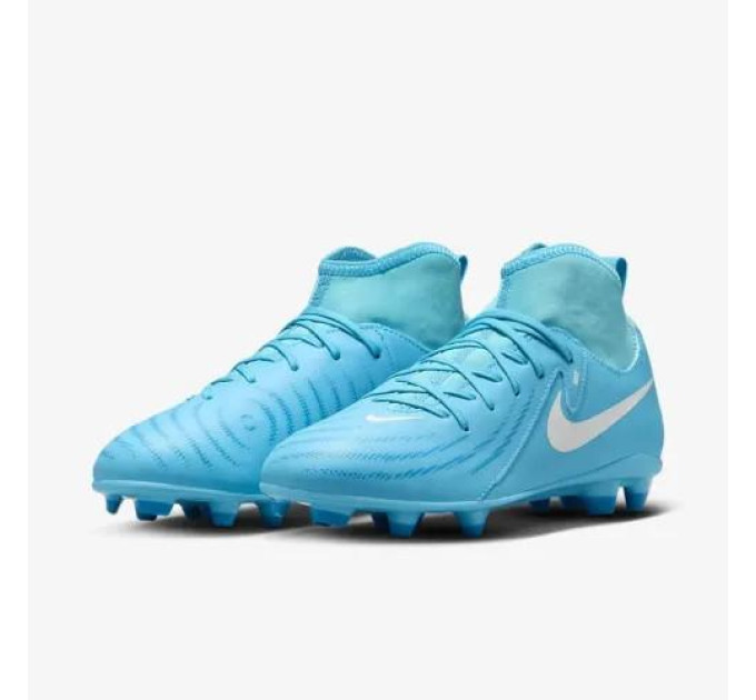 Дитячі Бутси Nike JR PHANTOM LUNA II CLUB FG/MG Блакитний 38.5 (7dFJ2601-400 38.5)
