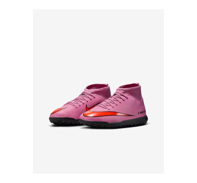 Дитячі Сороконіжки Nike JR SUPERFLY 10 CLUB TF Рожевий 38.5 (7dFQ8313-600 38.5)