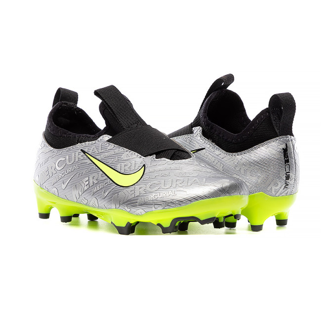 Дитячі Бутси Nike JR ZOOM VAPOR 15 ACAD XXV FGMG Срібний 27.5 (7dFJ2040-060 27.5)