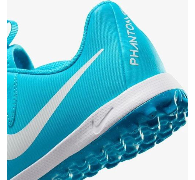 Дитячі Сороконіжки Nike JR PHANTOM GX II ACADEMY TF Блакитний 38.5 (7dFJ2608-400 38.5)