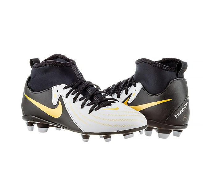 Дитячі Бутси Nike JR PHANTOM LUNA II CLUB FG/MG Чорний Білий 33.5 (7dFJ2601-100 33.5)