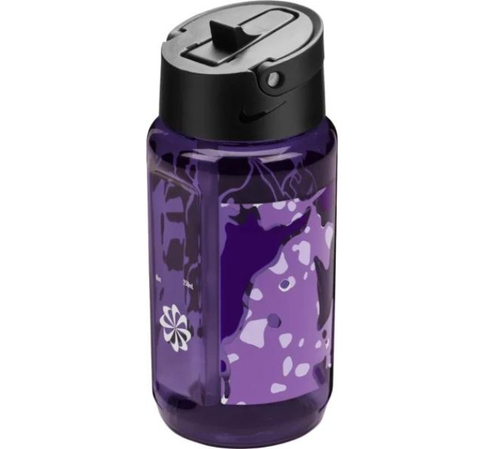 Пляшка Nike TR RENEW RECHARGE STRAW BOTTLE 16OZ чорний, фіолетовий Уні 473 мл N.100.7641.514.16