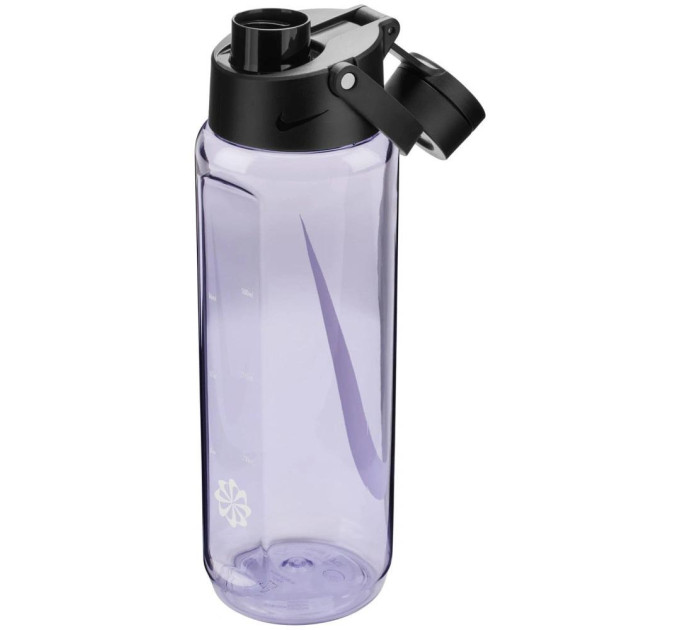 Пляшка Nike TR RENEW RECHARGE CHUG BOTTLE 24 OZ Чорний, Бузковий 709 мл (N.100.7636.503.24)