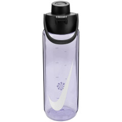 Пляшка Nike TR RENEW RECHARGE CHUG BOTTLE 24 OZ Чорний, Бузковий 709 мл (N.100.7636.503.24)