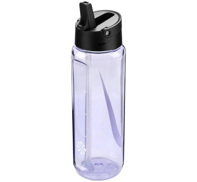 Пляшка Nike TR RENEW RECHARGE STRAW BOTTLE 24 OZ Чорний, Фіолетовий 709 мл (N.100.7642.503.24)