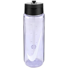 Пляшка Nike TR RENEW RECHARGE STRAW BOTTLE 24 OZ Чорний, Фіолетовий 709 мл (N.100.7642.503.24)