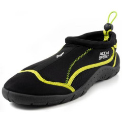 Аквашузи Aqua Speed AQUA SHOE MODEL 28B 9166 чорний, жовтий Уні 42 5908217691668