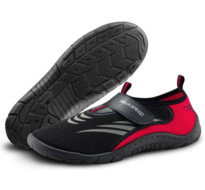 Аквашузи Aqua Speed AQUA SHOE MODEL 27D 7630 чорний, сірий, червоний Уні 46 642-27D 46 Аквашузи Aqua Speed AQUA SHOE MODEL 27D 7630 чорний, сірий, червоний Уні 46 642-27D 46