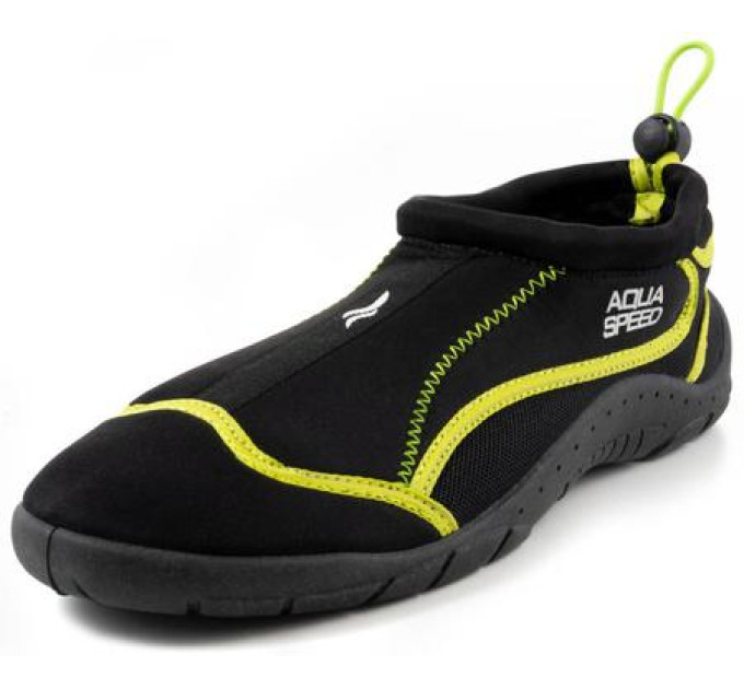 Аквашузи Aqua Speed AQUA SHOE MODEL 28B 9169 чорний, жовтий Уні 45 5908217691699