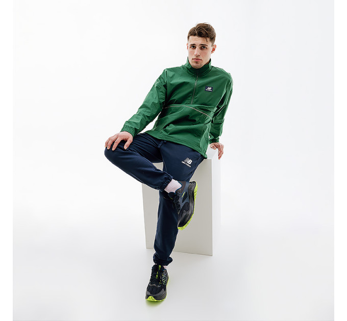 Чоловічий Анорак New Balance Athletics Sports Club Woven Зелений XL (7dMJ31550TFN XL)