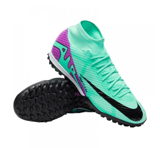Чоловічі Сороконіжки Nike ZOOM SUPERFLY 9 ACADEMY TF Бірюзовий 44 (7dDJ5629-300 44)
