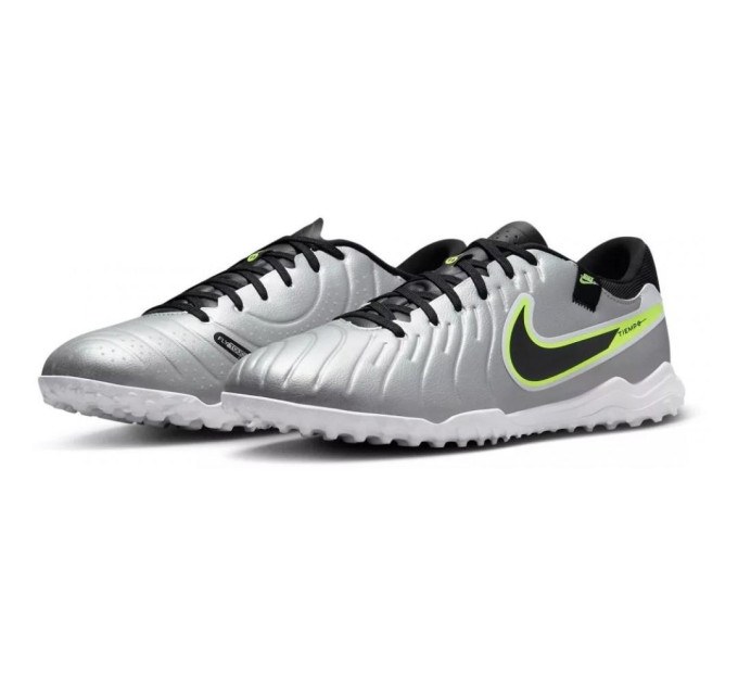 Чоловічі Сороконіжки Nike LEGEND 10 ACADEMY TF Сріблястий 47.5 (7dDV4342-001 47.5)