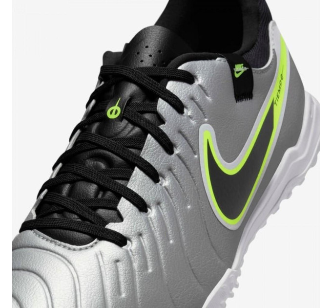 Чоловічі Сороконіжки Nike LEGEND 10 ACADEMY TF Сріблястий 47.5 (7dDV4342-001 47.5)