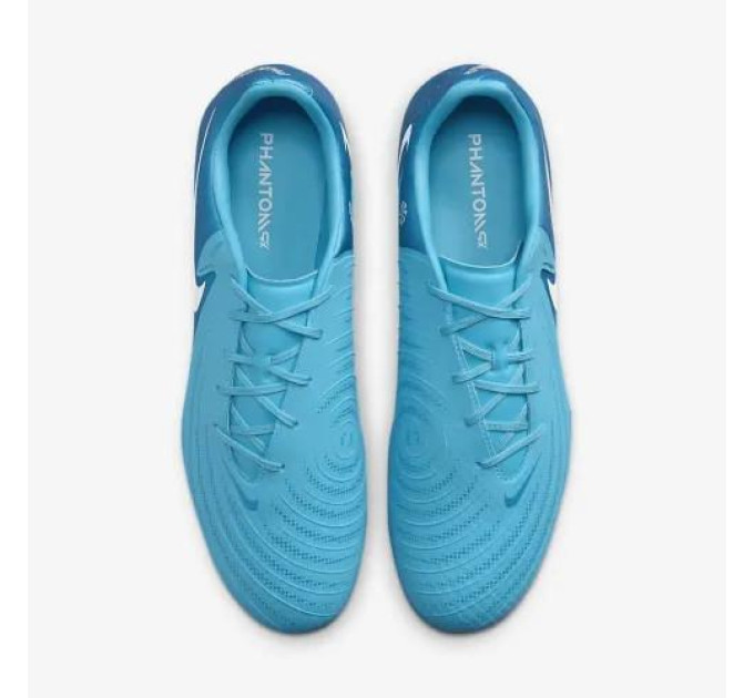 Чоловічі Бутси Nike PHANTOM GX II ACADEMY FG/MG Блакитний 42.5 (7dFD6723-400 42.5)