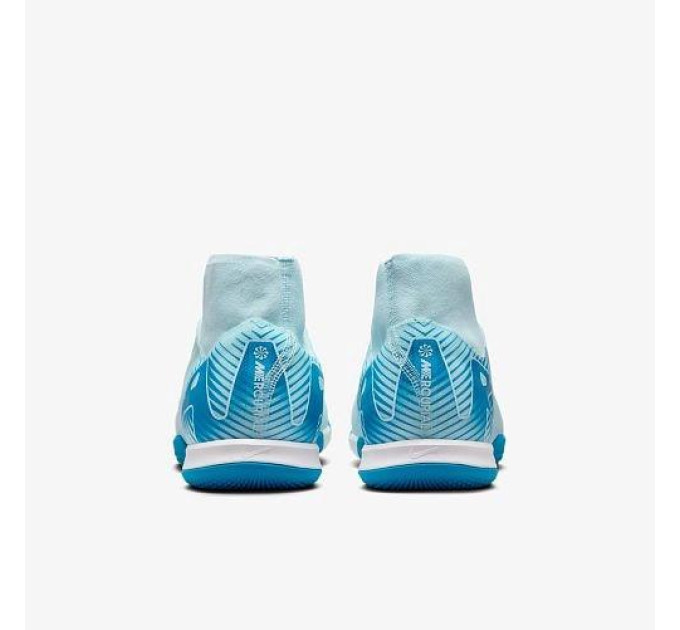 Чоловічі Футзалки Nike ZM SUPERFLY 10 ACADEMY IC Блакитний 44 (7dFQ8332-400 44)