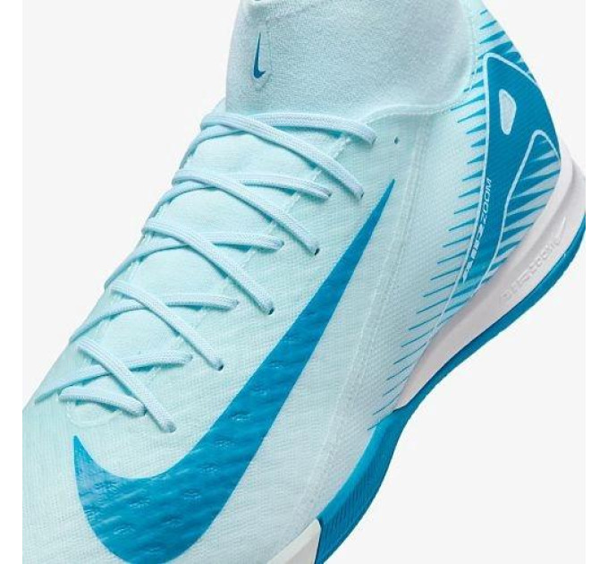 Чоловічі Футзалки Nike ZM SUPERFLY 10 ACADEMY IC Блакитний 44 (7dFQ8332-400 44)