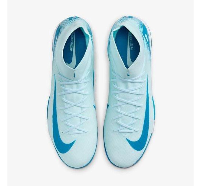 Чоловічі Футзалки Nike ZM SUPERFLY 10 ACADEMY IC Блакитний 44 (7dFQ8332-400 44)