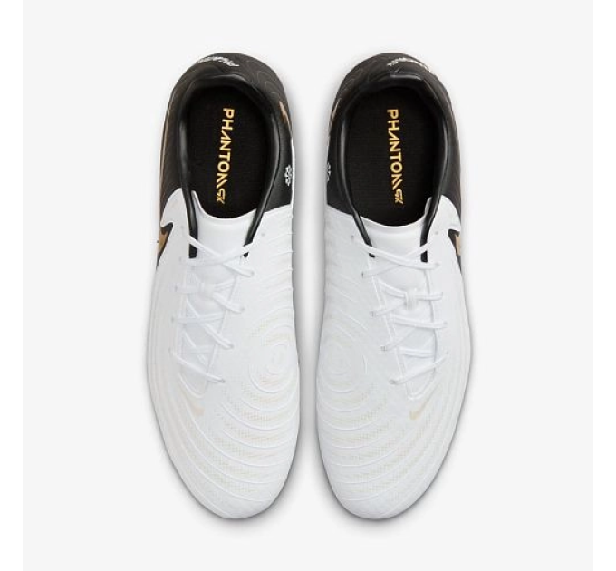 Чоловічі Бутси Nike PHANTOM GX II ACADEMY FG/MG Чорний Білий 42 (7dFD6723-100 42)